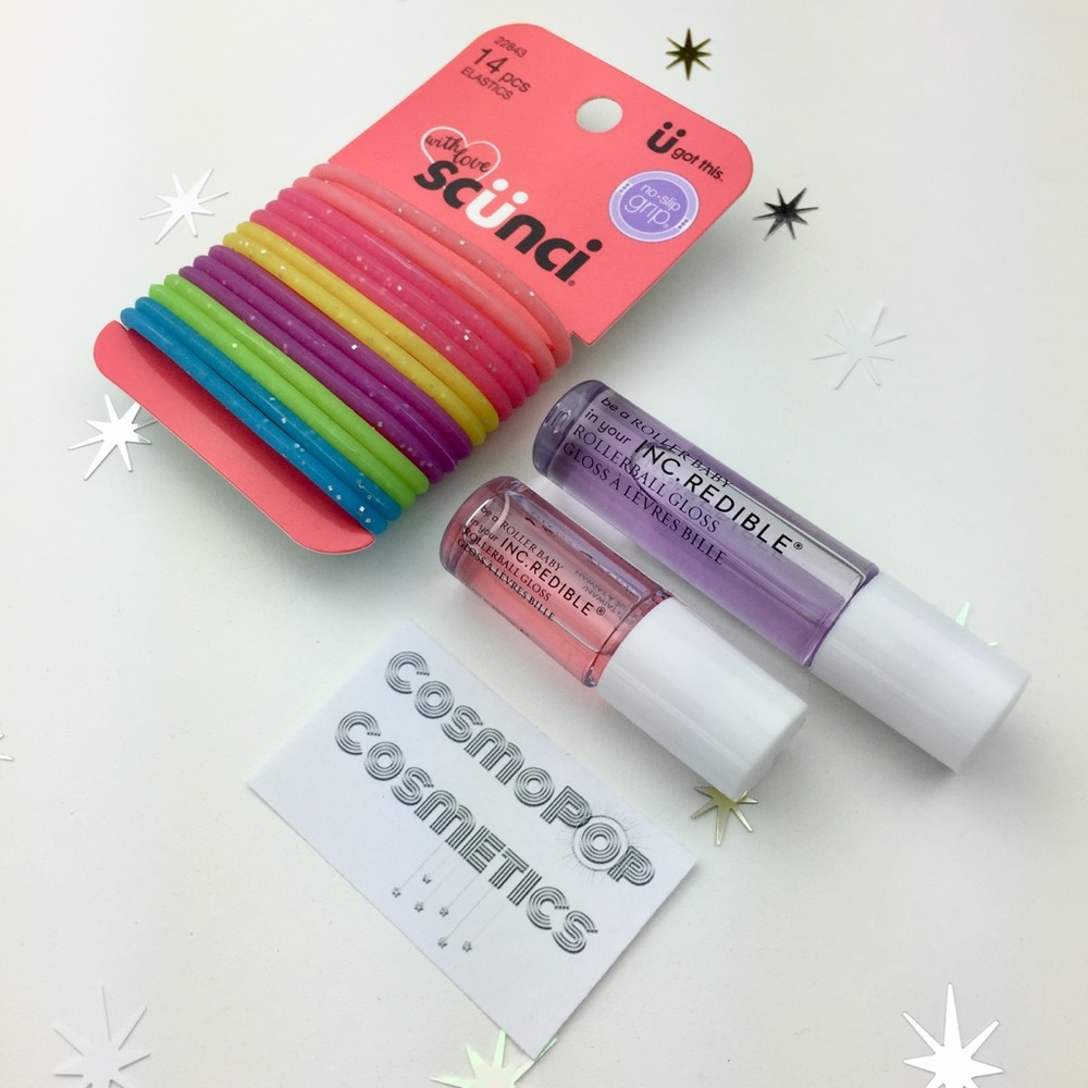 90’s Rollerball Lipglosses + Rainbow Hair Ties✨191